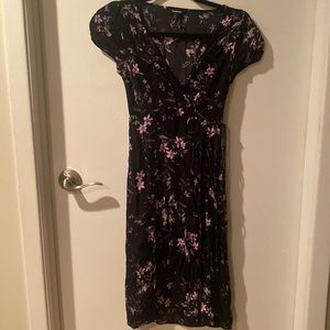 Faux wrap dress